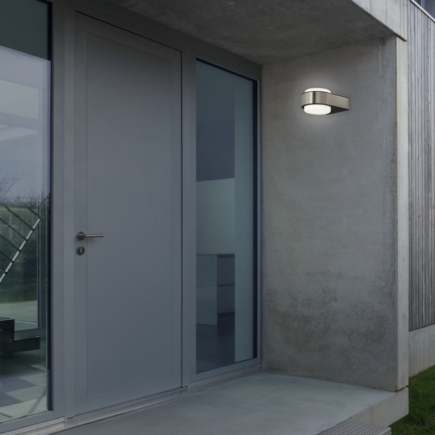 Briloner 3035-012- LED vägglampa för utomhusbruk HANAU LED/6,5W/230V IP44 matt krom