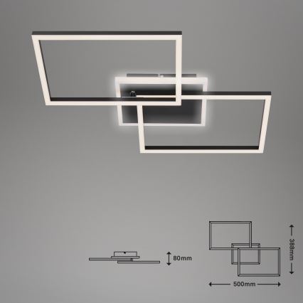 Briloner 3049-015 - LED Dimbar taklampa FRAME LED/40W/230V + fjärrkontroll