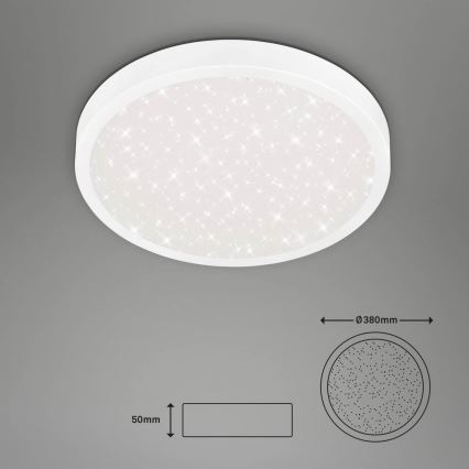 Briloner 3071-016 - LED taklampa RUNA LED/24W/230V 4000K diameter 38 cm vit