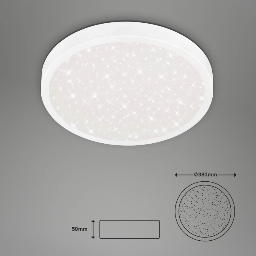 Briloner 3071-016 - LED taklampa RUNA LED/24W/230V 4000K diameter 38 cm vit
