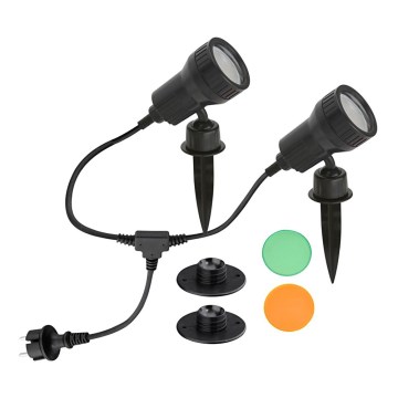Briloner 3077-025 - LED Utomhuslampa TERRA 2xGU10/3W/230V IP44