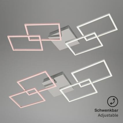 Briloner 3091-018 - LED Dimbar taklampa FRAME LED/30W/230V skinande krom