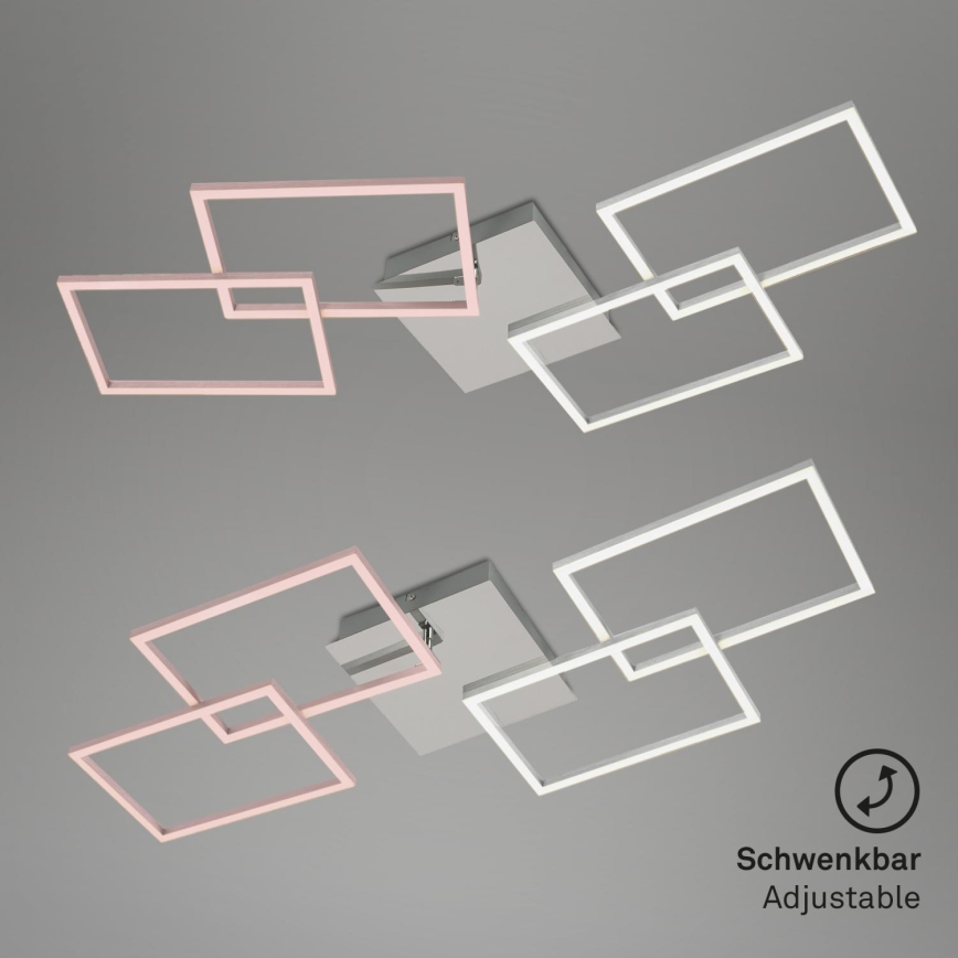Briloner 3091-018 - LED Dimbar taklampa FRAME LED/30W/230V skinande krom