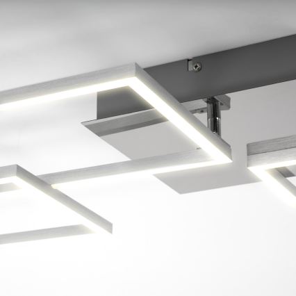 Briloner 3091-018 - LED Dimbar taklampa FRAME LED/30W/230V skinande krom