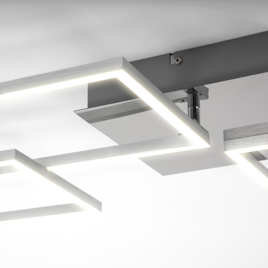 Briloner 3091-018 - LED Dimbar taklampa FRAME LED/30W/230V skinande krom
