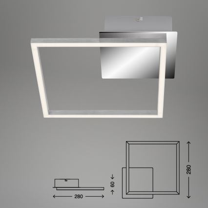 Briloner 3105-018 - LED ljusreglerad taklampa  FRAMES LED/9,7W/230V