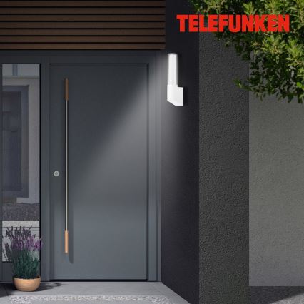 Briloner 311306TF - LED vägglampa för utomhusbruk LED/8W/230V 4000K IP44 vit