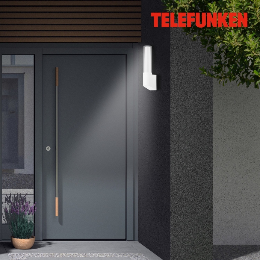 Briloner 311306TF - LED vägglampa för utomhusbruk LED/8W/230V 4000K IP44 vit