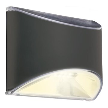 Briloner 3133015 - LED solcell väggbelysning LED/2W/3,7V IP44 3000K