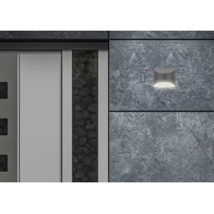 Briloner 3133015 - LED solcell väggbelysning LED/2W/3,7V IP44 3000K
