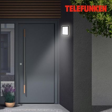 Briloner 313505TF - LED vägglampa för utomhusbruk LED/15W/230V IP44 4000K svart