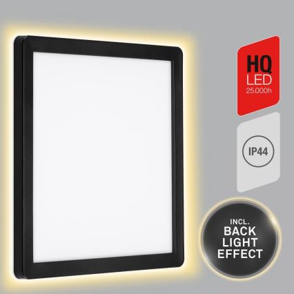 Briloner 313505TF - LED vägglampa för utomhusbruk LED/15W/230V IP44 4000K svart