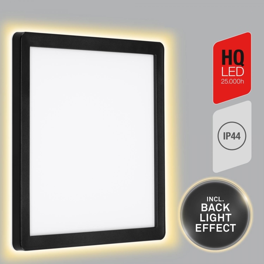Briloner 313505TF - LED vägglampa för utomhusbruk LED/15W/230V IP44 4000K svart