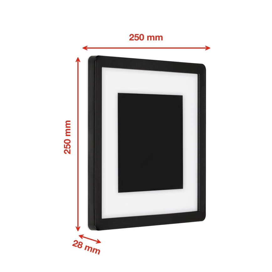 Briloner 315905TF - LED vägglampa för utomhusbruk LED/15W/230V IP44 4000K svart