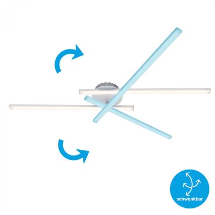 Briloner 3163-029 - LED fäst ljuskrona GO 2xLED/9W/230V