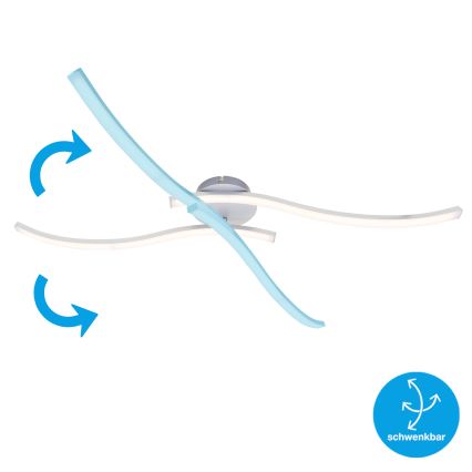Briloner 3165-029 - LED fäst ljuskrona GO 2xLED/9W/230V