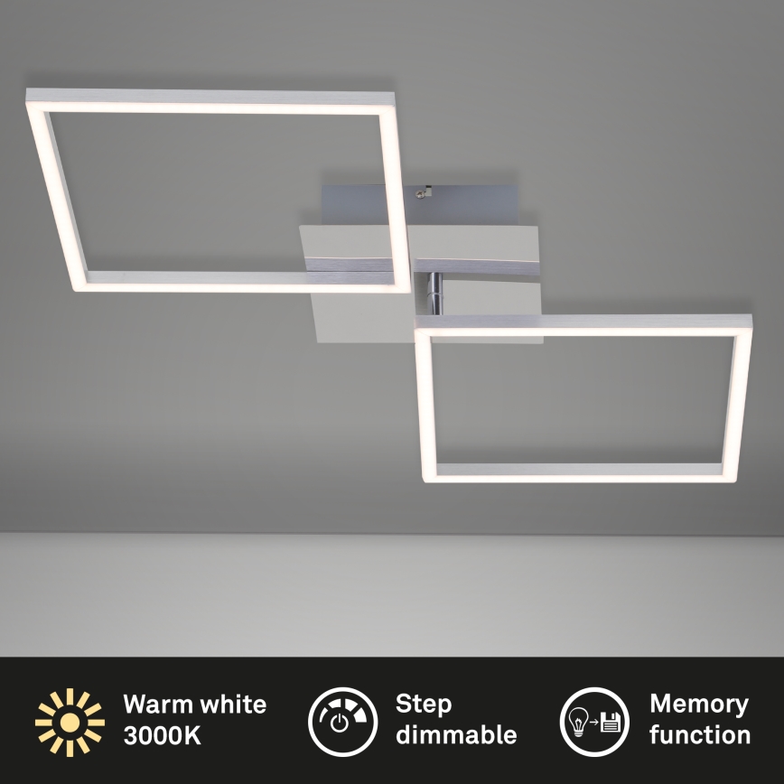 Briloner 3182-018 - LED Dimbar taklampa FRAME 2xLED/15,5W/230V