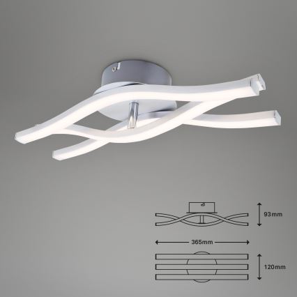 Briloner 3186-039 - LED fäst ljuskrona GO 3xLED/6W/230V
