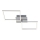 Briloner 3192-018 - LED taklampa  FRAMES 2xLED/16W/230V