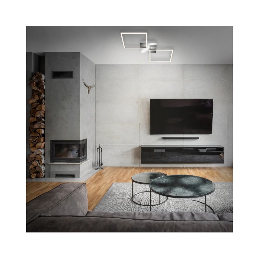 Briloner 3192-018 - LED taklampa  FRAMES 2xLED/16W/230V