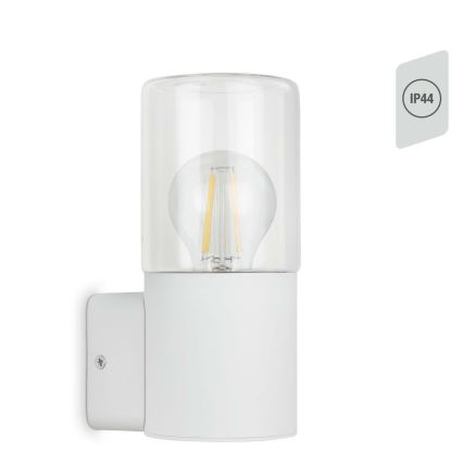 Briloner 320506TF - Vägglampa för utomhusbruk 1xE27/12W/230V IP44 vit
