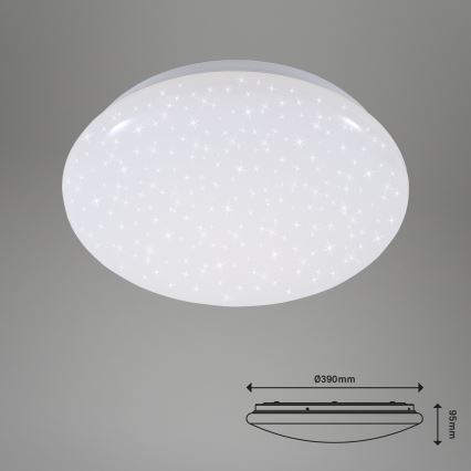 Briloner 3380-116 - LED Dimbar taklampa  STARRY SKY LED/18W/230V 2700/4000K
