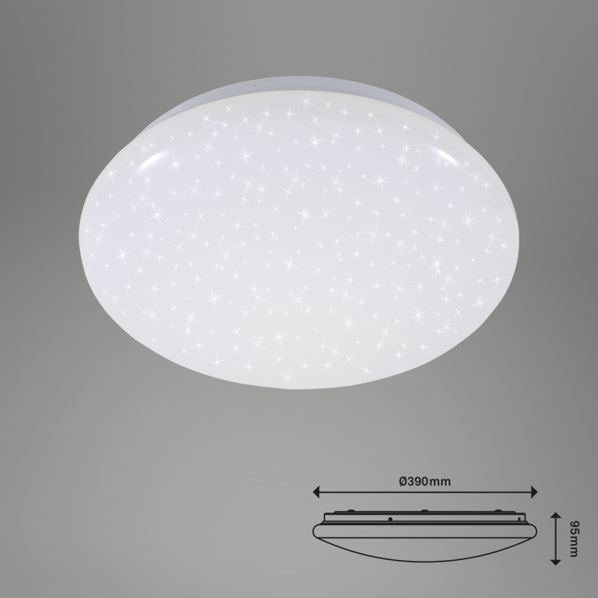 Briloner 3380-116 - LED Dimbar taklampa  STARRY SKY LED/18W/230V 2700/4000K