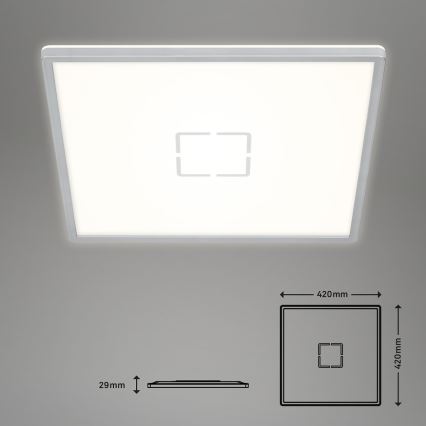 Briloner 3393-014 - LED taklampa  FREE LED/22W/230V 42x42 cm