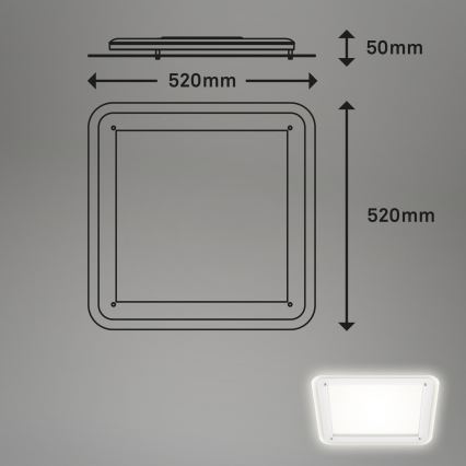 Briloner 3397-016 - LED taklampa FREE LED/22W/230V