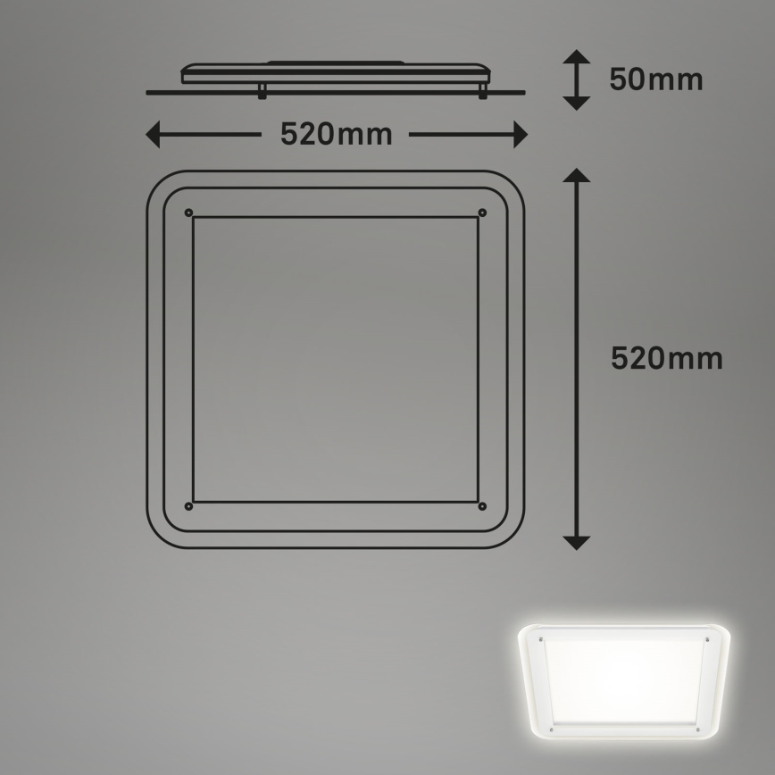 Briloner 3397-016 - LED taklampa FREE LED/22W/230V