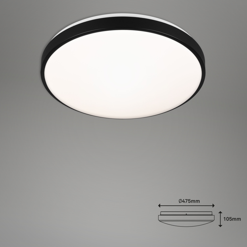 Briloner 3430-015 - LED Dimbar taklampa MANNY LED/48W/230V + fjärrkontroll