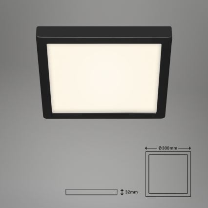 Briloner 3467-415 - LED taklampa FIRE LED/21W/230V 30x30 cm