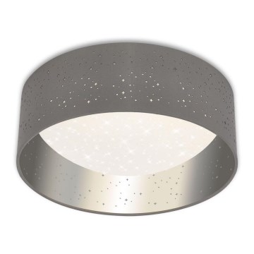 Briloner 3482014 - LED taklampa MAILA STARRY LED/12W/230V grå/silver