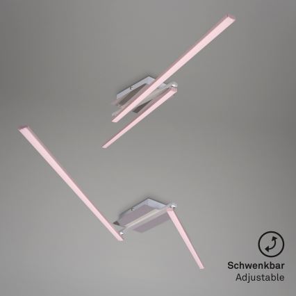 Briloner 3500-018 - LED fäst ljuskrona STAFF 2xLED/6W/230V