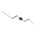Briloner 3501-015 - LED fäst ljuskrona STAFF 5xLED/4,8W/230V svart