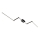 Briloner 3501-015 - LED fäst ljuskrona STAFF 5xLED/4,8W/230V svart
