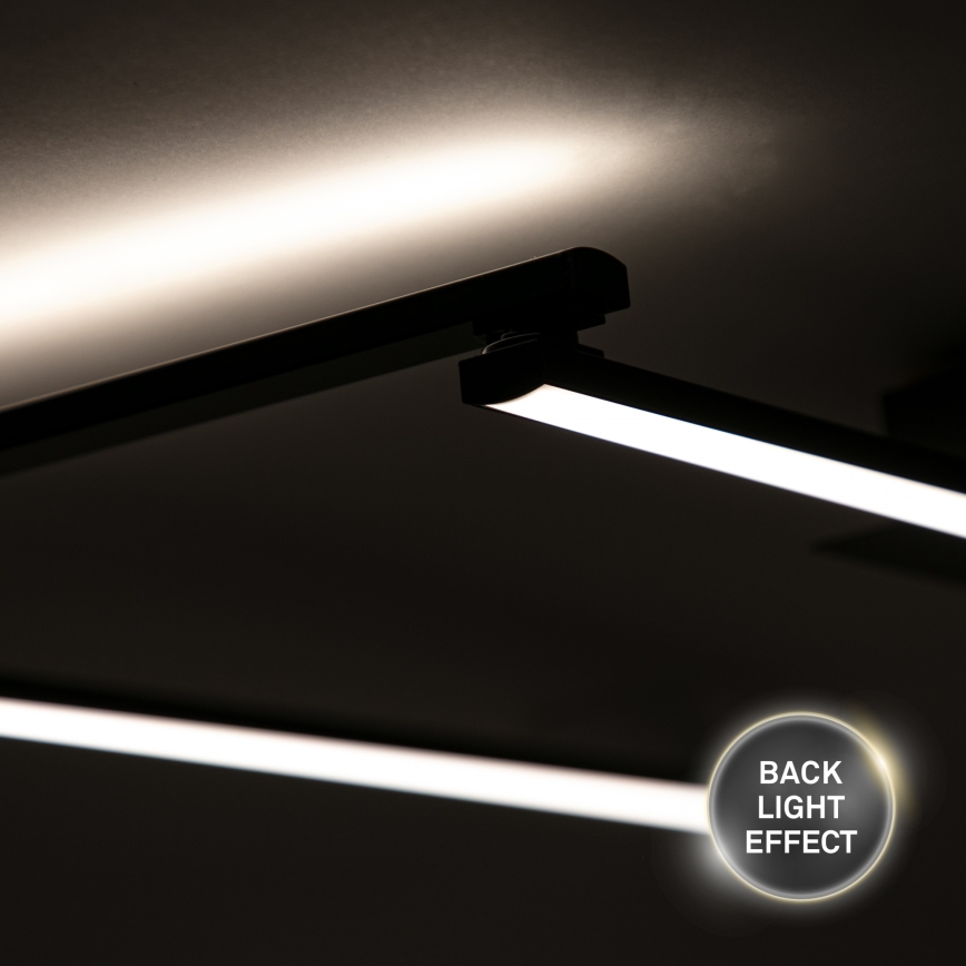 Briloner 3501-015 - LED fäst ljuskrona STAFF 5xLED/4,8W/230V svart