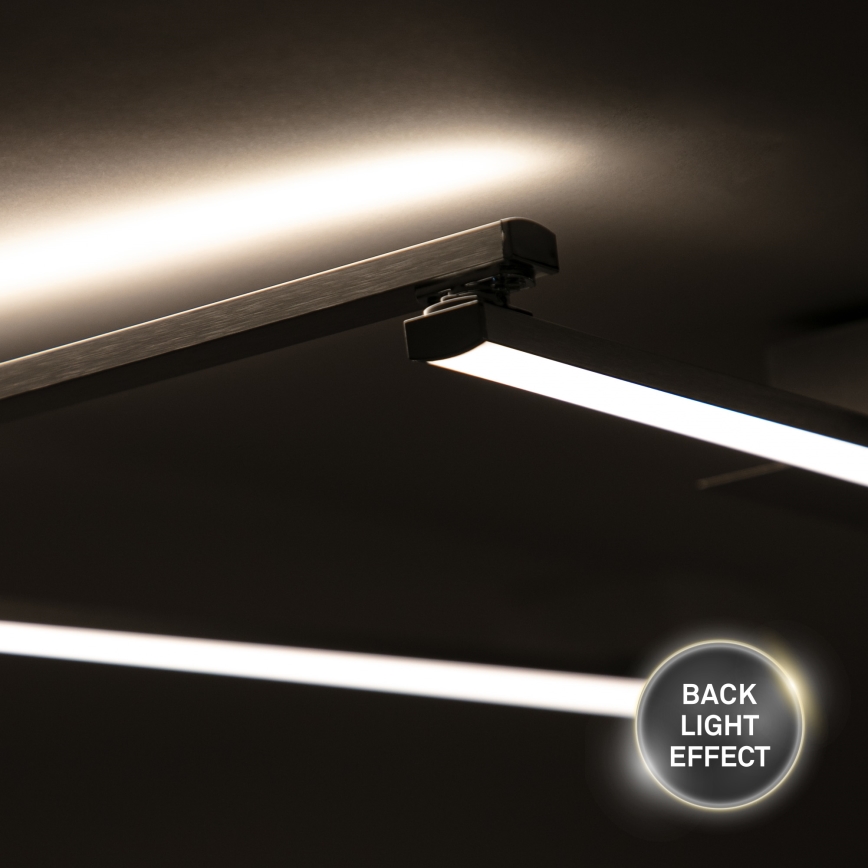 Briloner 3501-018 - LED fäst ljuskrona STAFF 5xLED/4,8W/230V matt krom