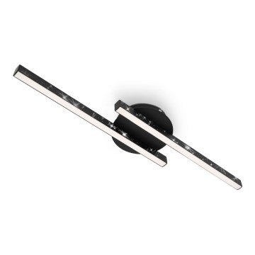 Briloner 3517-025 - LED fäst ljuskrona REY 2xLED/6W/230V svart