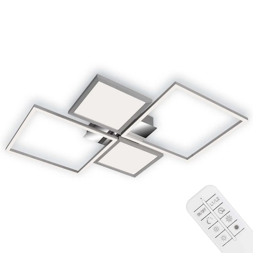 Briloner 3530-018 - Dimbar LED ytmonterad ljuskrona FRAME LED/40W/230V 3000-6500K + fjärrkontroll