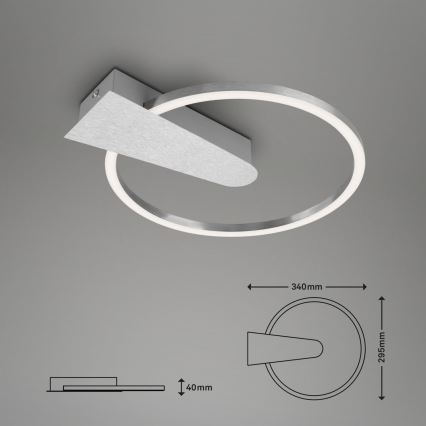 Briloner 3542-018 - LED Dimbar taklampa NICO LED/12W/230V matt krom