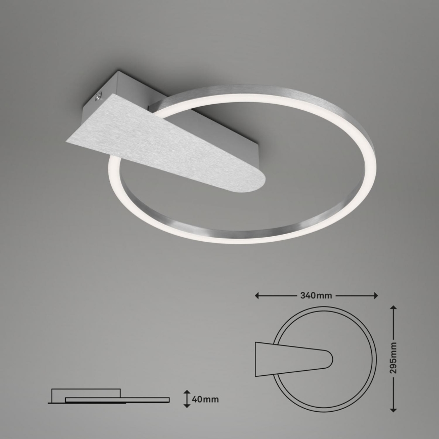 Briloner 3542-018 - LED Dimbar taklampa NICO LED/12W/230V matt krom