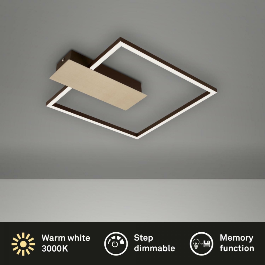 Briloner 3544-017 - LED Dimbar taklampa NICO LED/12W/230V guld