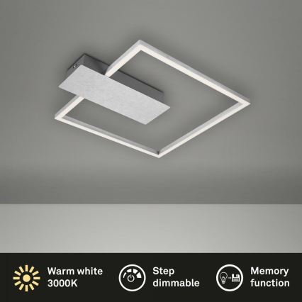 Briloner 3544-018 - LED Dimbar taklampa NICO LED/12W/230V matt krom