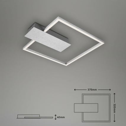 Briloner 3544-018 - LED Dimbar taklampa NICO LED/12W/230V matt krom