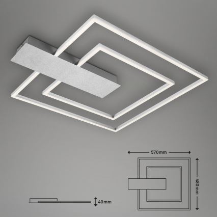 Briloner 3545-018 - LED Dimbar taklampa NICO LED/25W/230V matt krom