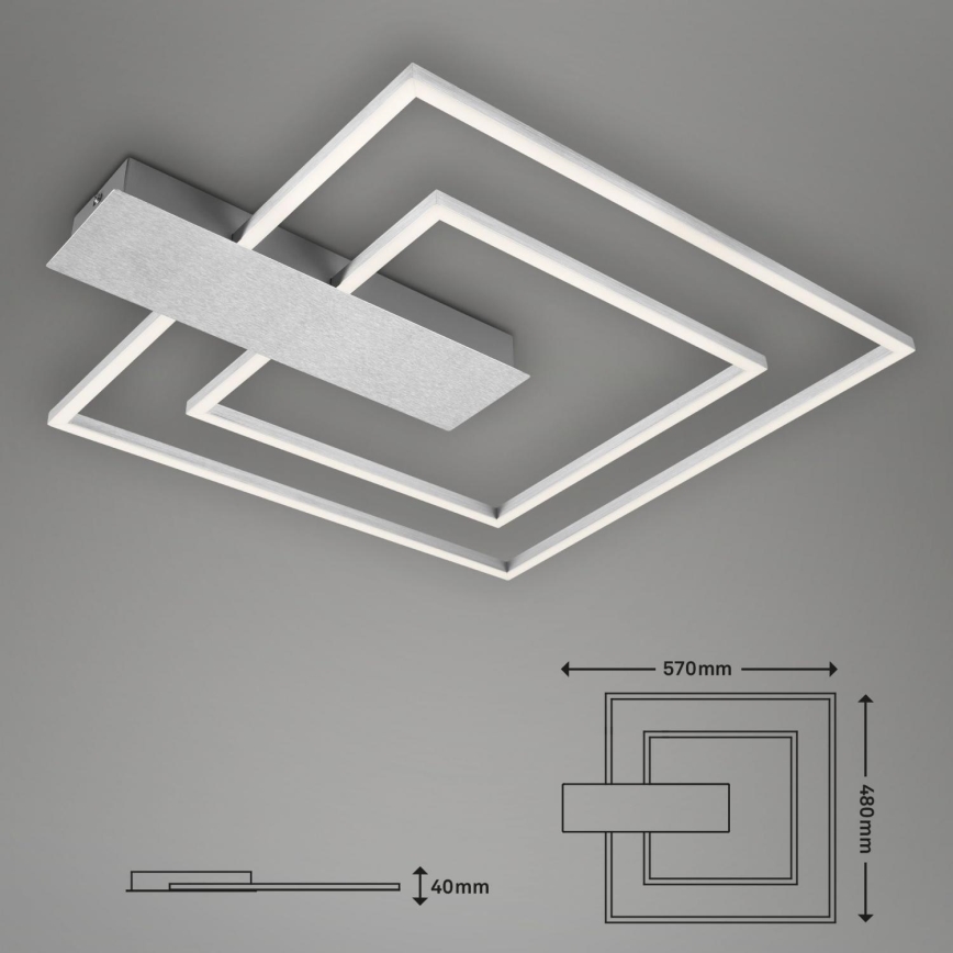 Briloner 3545-018 - LED Dimbar taklampa NICO LED/25W/230V matt krom