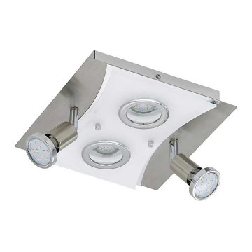Briloner 3582-042 - LED Takbelysning RIPOSO 2xLED/5W/230V + 2xGU10/3W