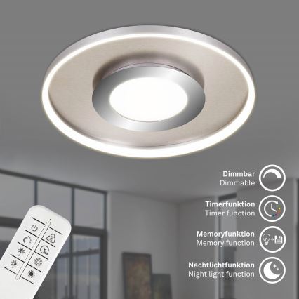 Briloner 3640-012 - LED dimbar taklampa LED/25W/230V 2700-6500K + fjärrkontroll