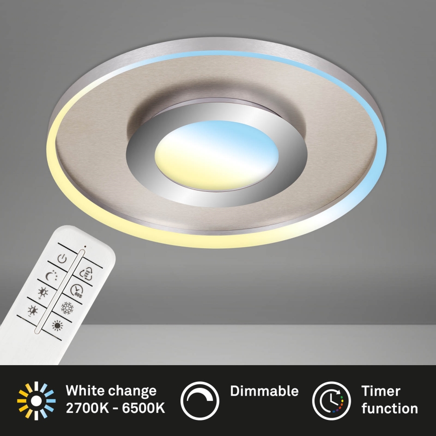 Briloner 3640-012 - LED dimbar taklampa LED/25W/230V 2700-6500K + fjärrkontroll